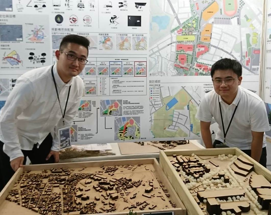 因應未來鐵路地下化之發展,中原學生以「再造中原新門戶」為主題進行畢設發想。