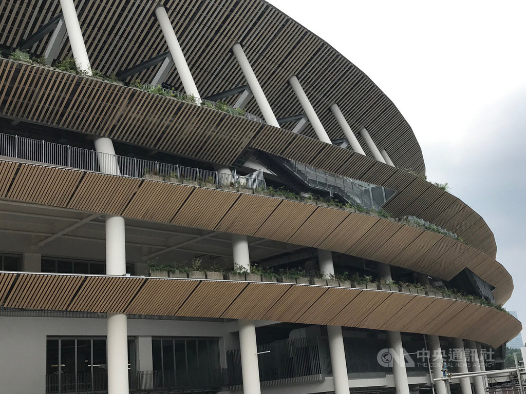 2020東京奧運主場館新國立競技場的設計大量使用來自日本47都道府縣的木材。
