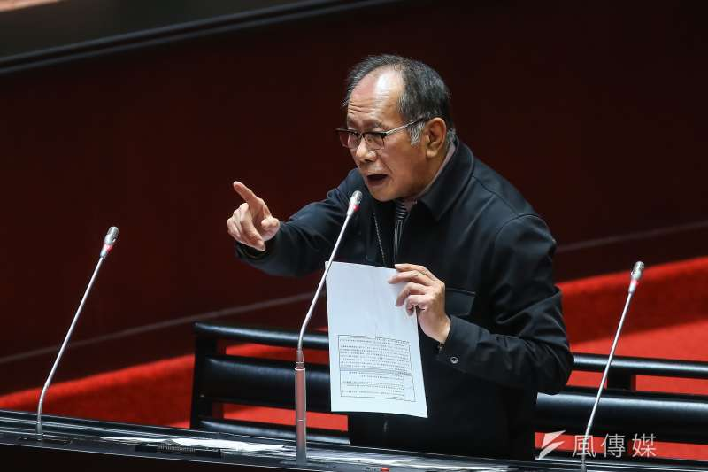國民黨立委陳超明曾在立法院質詢時,對「山坡地開發回饋金」提出質疑。<風傳媒 資料照,顏麟宇攝>