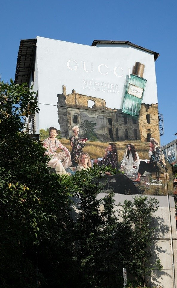 GUCCI ArtWall永康街藝術牆跟隨全球其他藝術牆，經常更換主題。