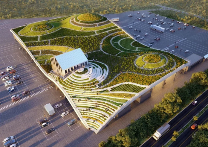 梯田綠建築市場 由荷蘭頂尖建築團隊MVRDV搭配LLJ Architects合作操刀全台首座梯田綠建築市場,將於9月於台南新化正式啟用。