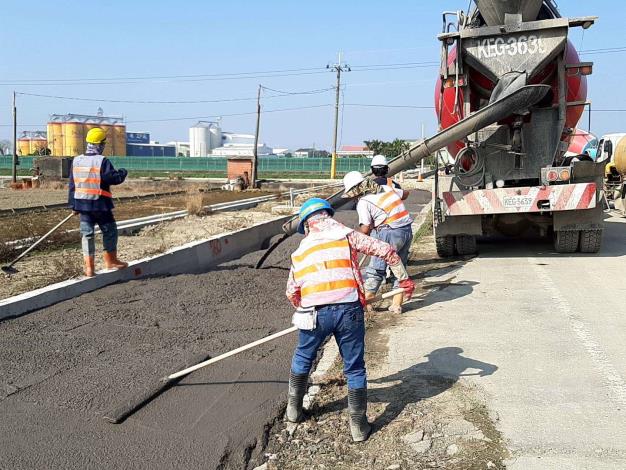 再生粒料做基礎道路不回填農路