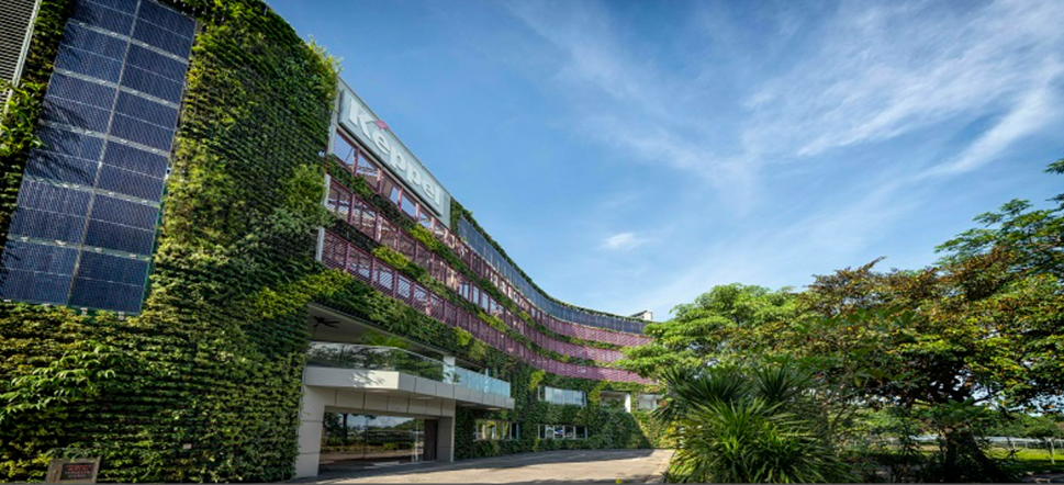 吉寶@樟宜大樓獲得新加坡頂級「綠色標誌白金正能源」認證，代表建築本身所製造的能源大於所消耗的能源。