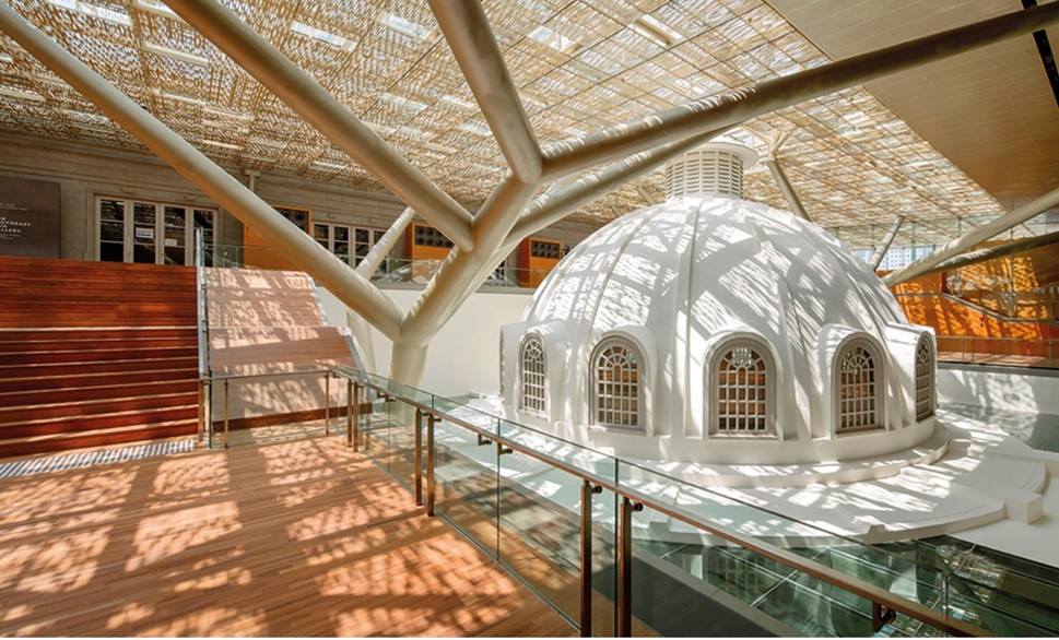 新加坡國立美術館自然光是設計重點。
